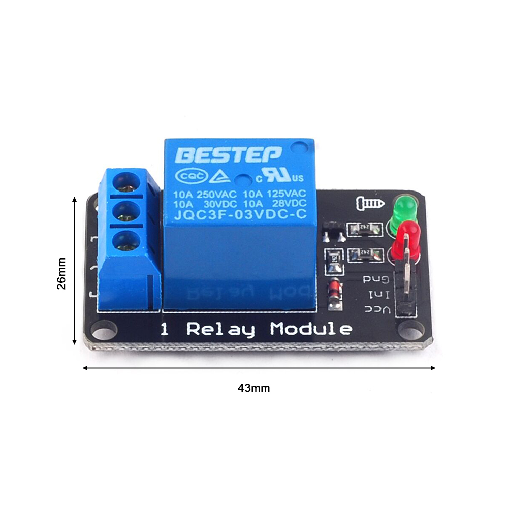 Modul Relai Bercahaya Dipicu T - Relay Module 4 Channel ulasan dan harga